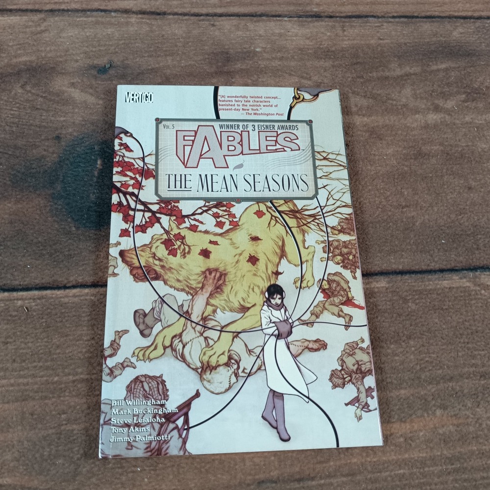 Fables The Mean Seasons‎ Vol. 5 Vertigo Comics Trade Paperback Graphic Novel